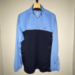 Men’s Nautica 1/4 Zip Long Sleeve Shirt Size L